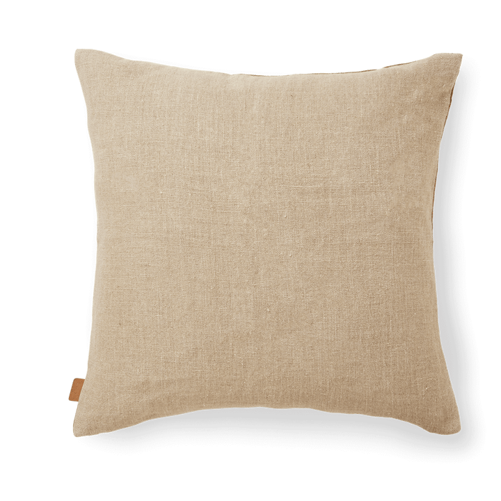 Senti Stripe pute 50x50 cm, Dark sand-linen Ferm Living