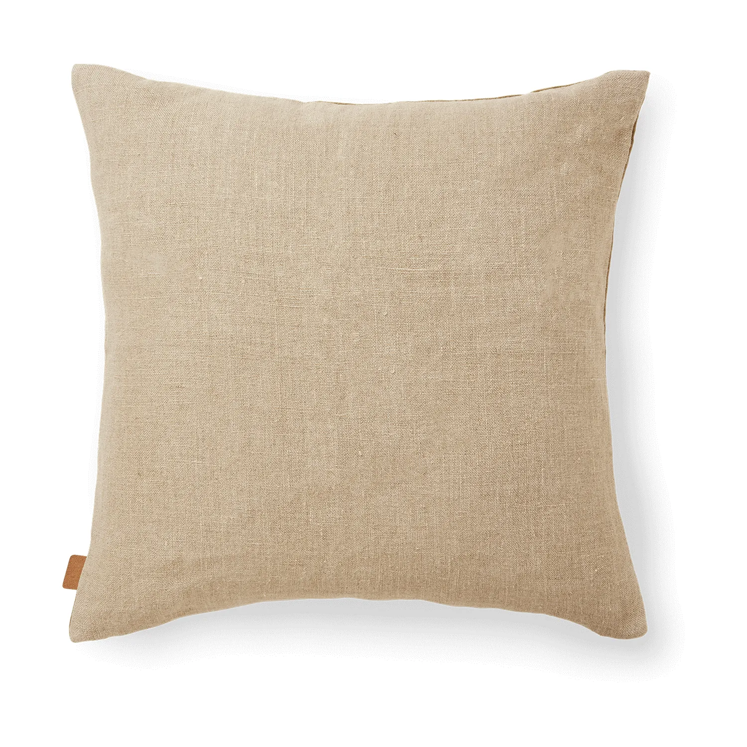 Senti Stripe putetrekk 50x50 cm, Linen-carob brown Ferm Living