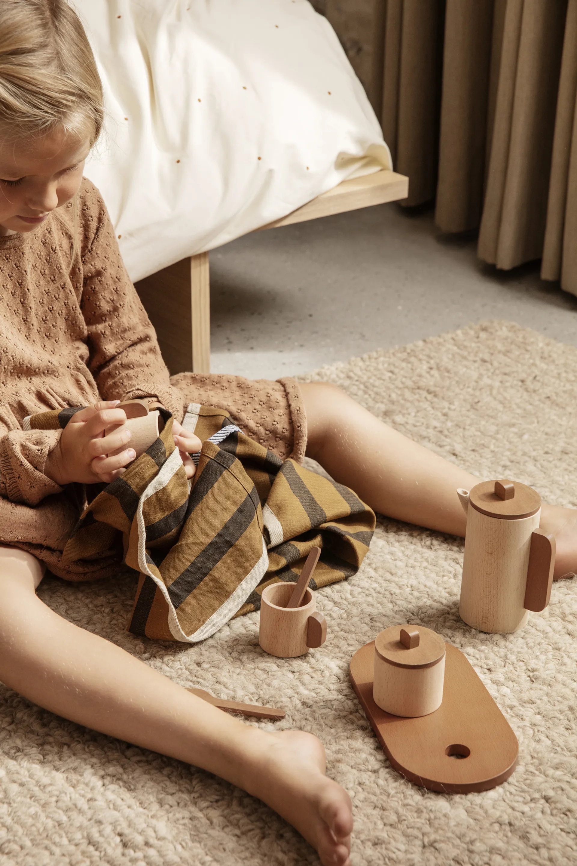 Shade Loop teppe L 200 x 300 cm, Beige Ferm Living