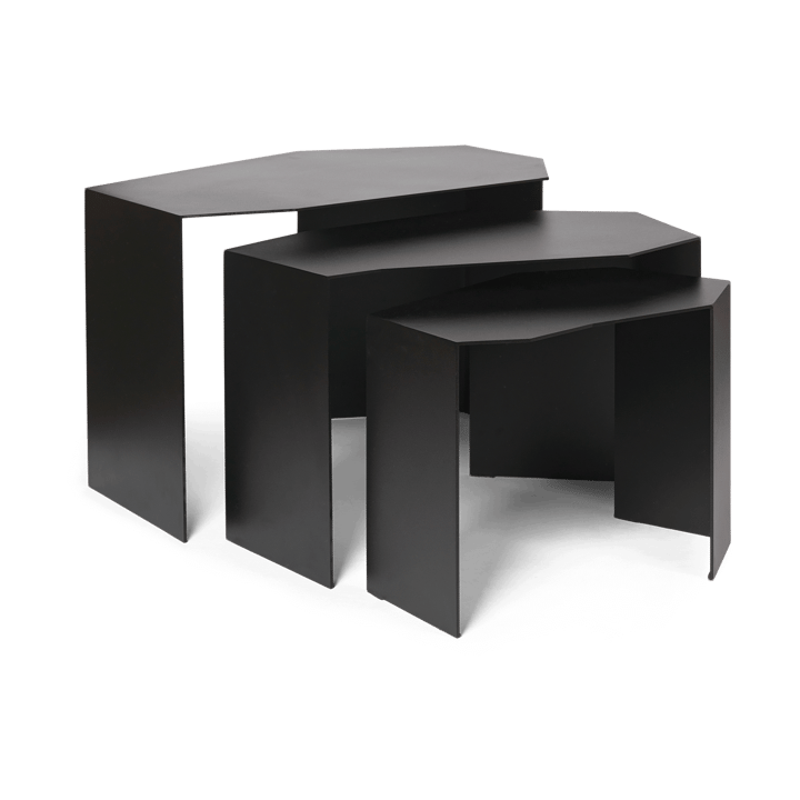 Shard cluster bord 3-pakn. - Black - Ferm Living