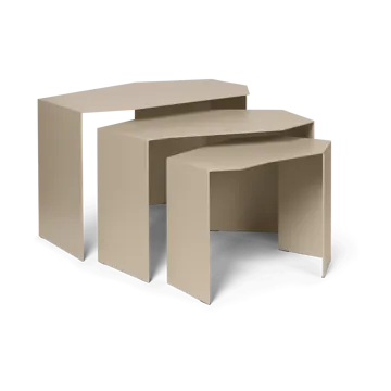 Shard cluster bord 3-pakn. - Cashmere - Ferm Living