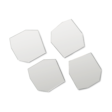 Shard glassbrikke 4-pakning - Mirror - Ferm Living