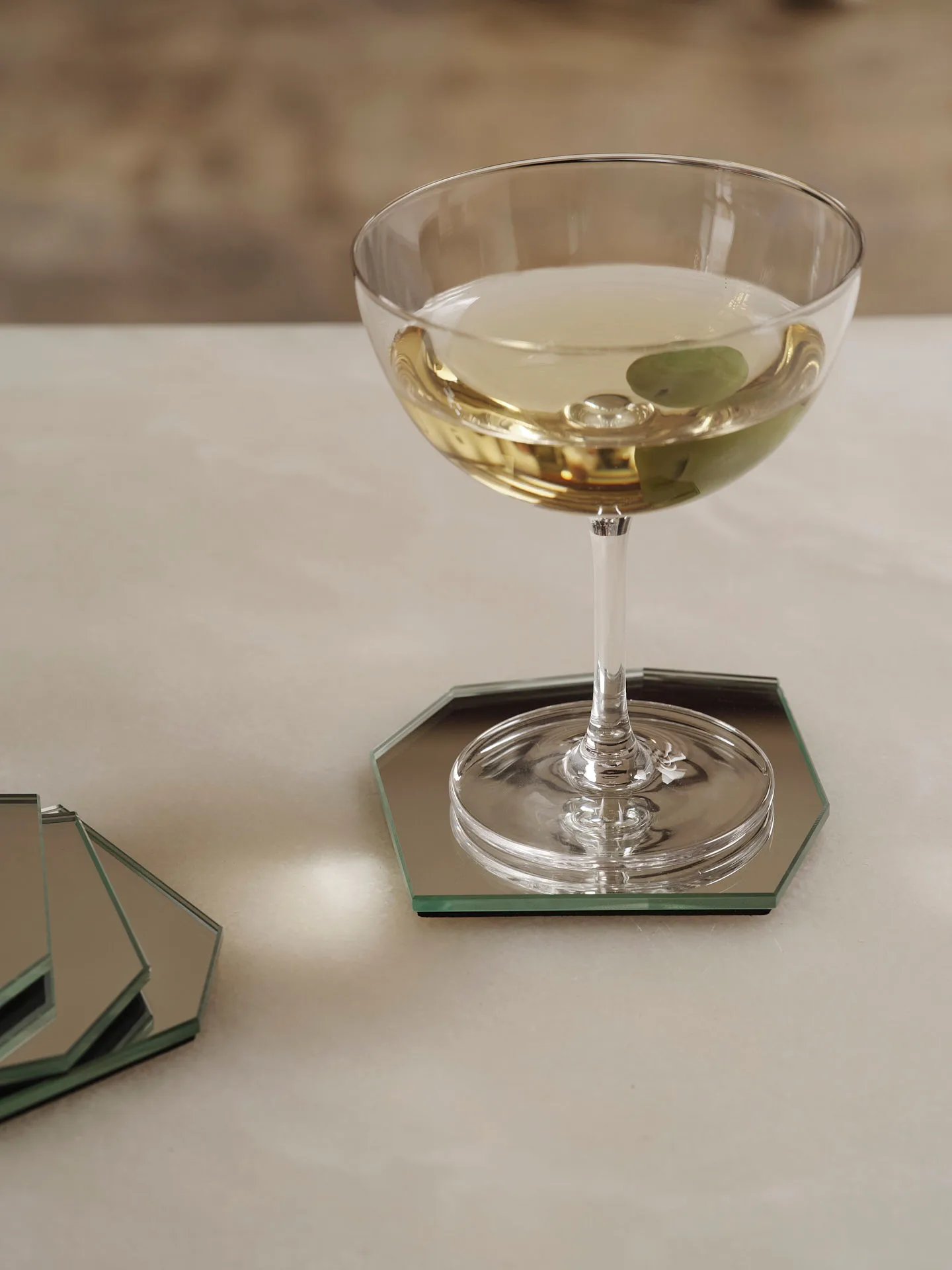 Shard glassbrikke 4-pakning, Mirror Ferm Living