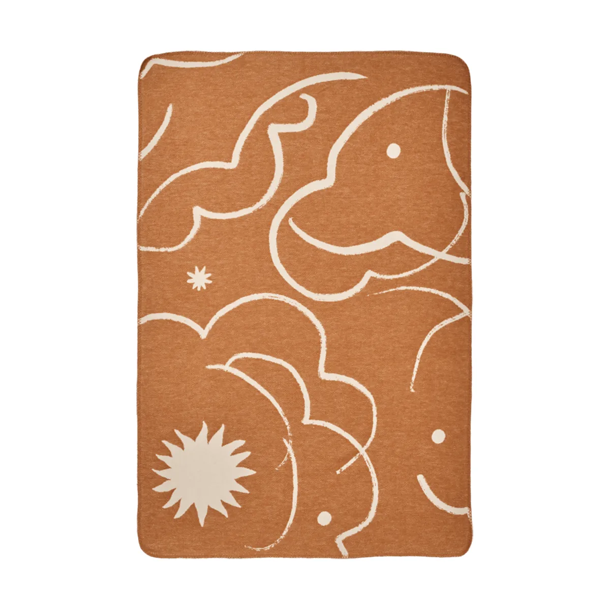 Skye teppe, Sienna-parchment, 80x120 cm Ferm Living