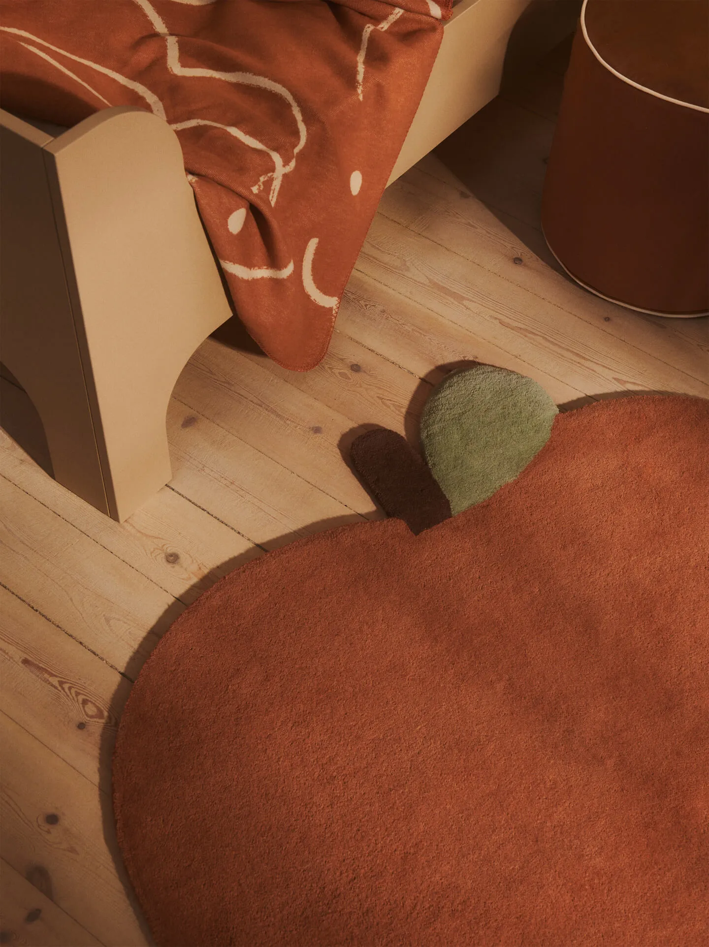 Skye teppe, Sienna-parchment, 80x120 cm Ferm Living