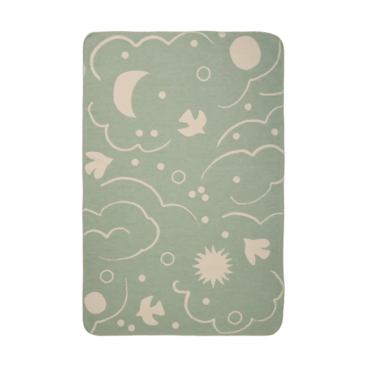 Skye teppe, Tea green-parchment, 80x120 cm Ferm Living