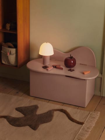 Slope benk med oppbevaring 75 x 38 x 51 cm - Rose - Ferm Living
