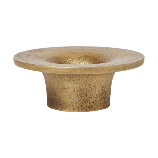 Soothe lysestake Ø8 cm - Brass Finish - Ferm Living