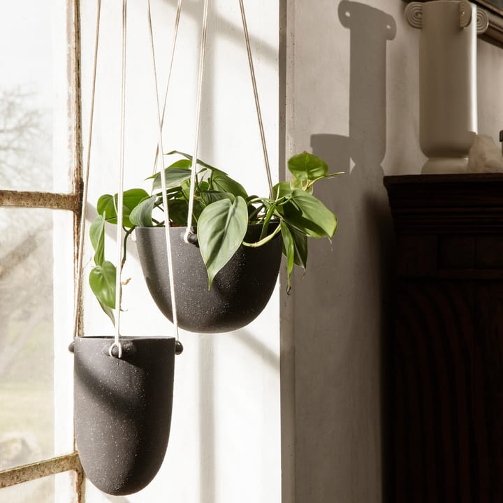 Speckle henge krukke Ø13,5 cm, Dark grey Ferm Living