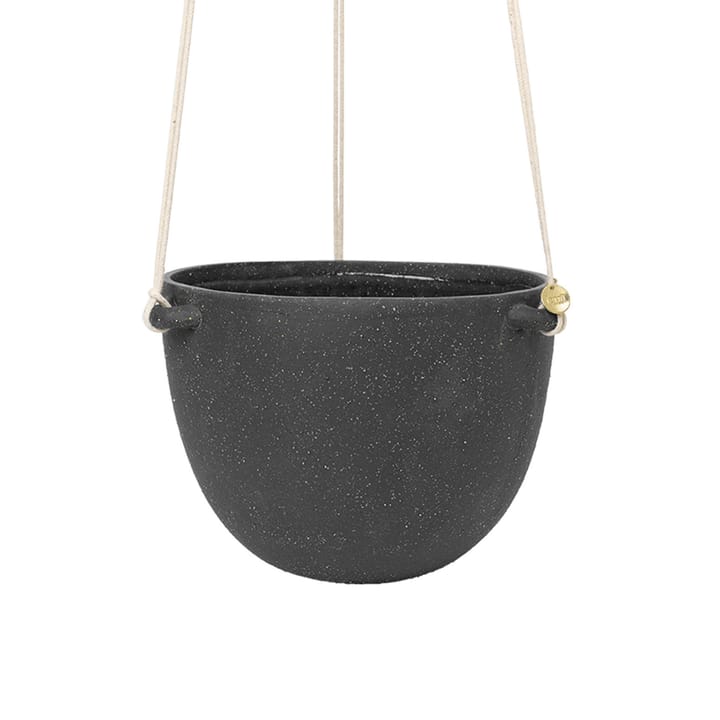 Speckle hengende krukke Ø20,5 cm - Dark grey - Ferm LIVING