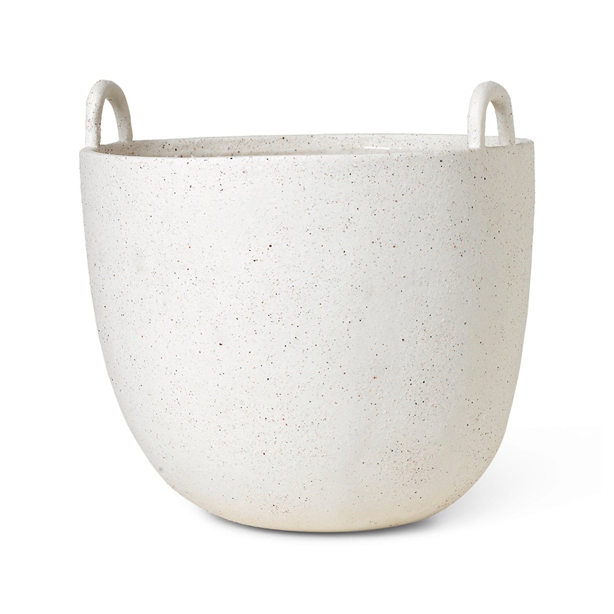 Bilde av ferm LIVING Speckle krukke Ø30 cm Off white