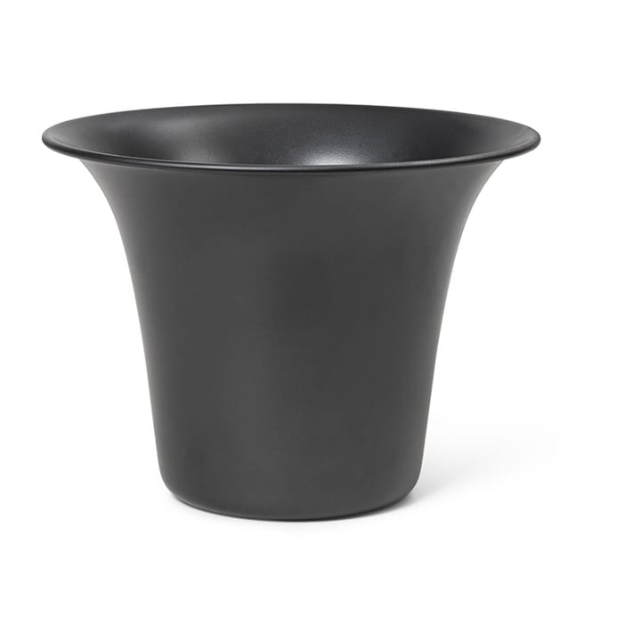 Spun Alu krukke Ø 24 x 17,5 cm, Blackened aluminium Ferm Living