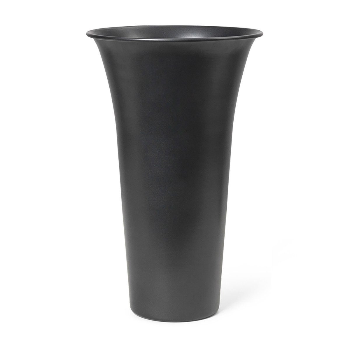 Bilde av ferm LIVING Spun Alu vase Ø 213 cm x 419 cm Blackened aluminium