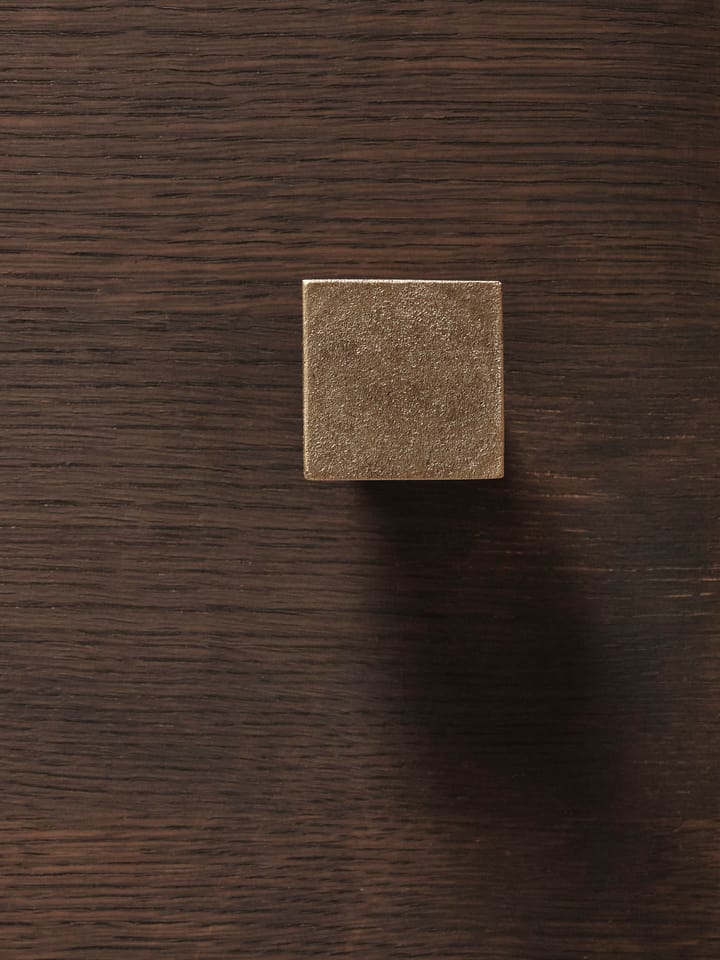 Square knagg large, Casted brass Ferm Living