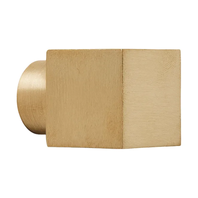 Square knagg small, Brass Ferm Living