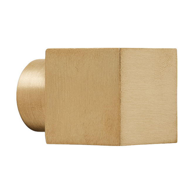 Square knagg small, Brass Ferm Living