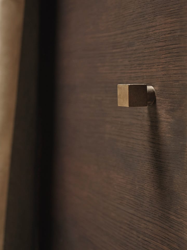 Square knagg small, Casted brass Ferm Living