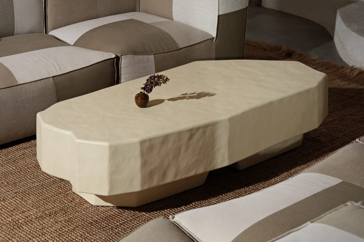 Staffa sofabord 163,5 x 82,4 cm - Ivory - ferm LIVING