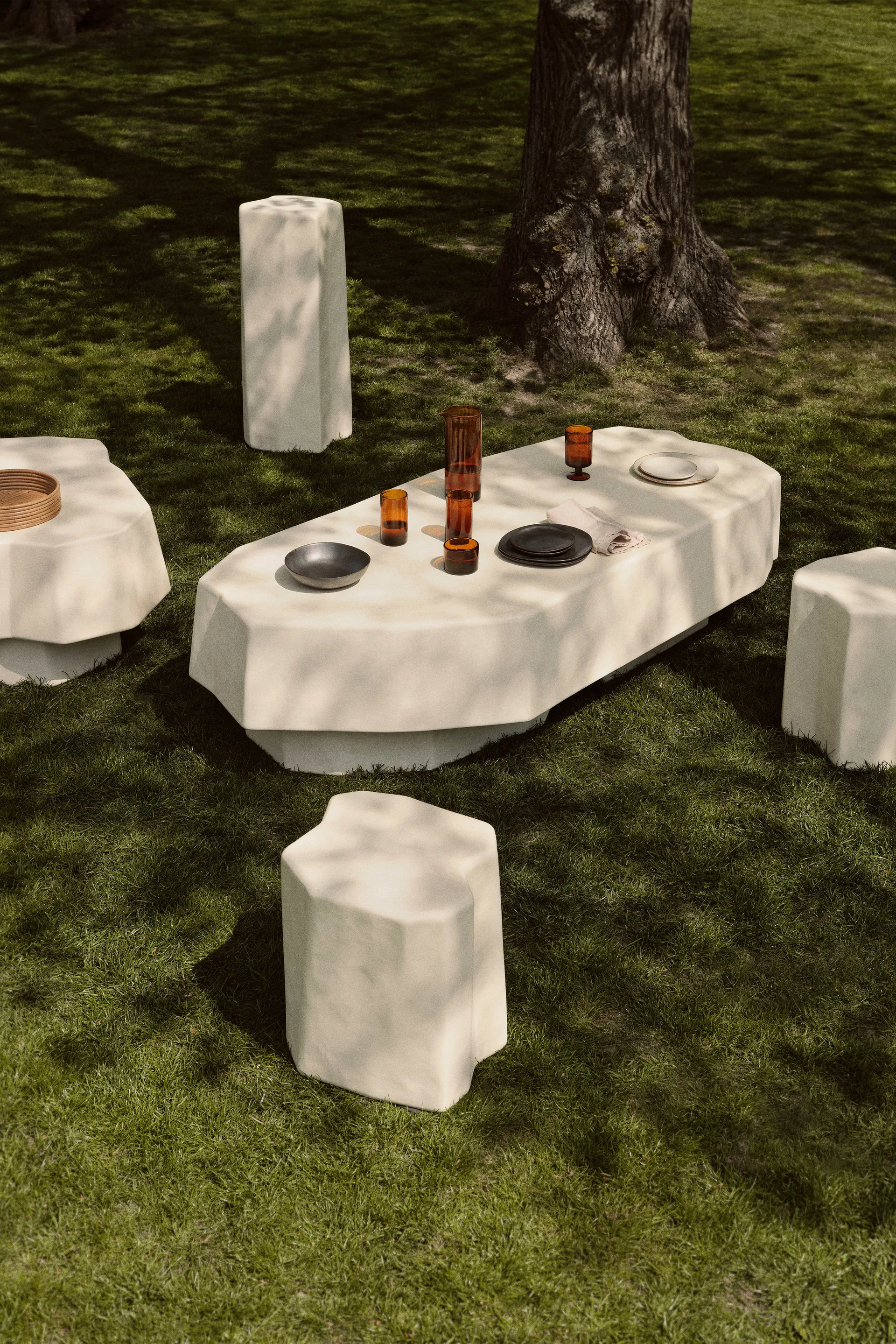 Staffa sofabord 83,7 x 75,8 cm, Ivory Ferm Living