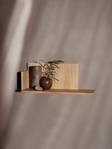 Stagger hylle low - Oiled Oak - Ferm Living