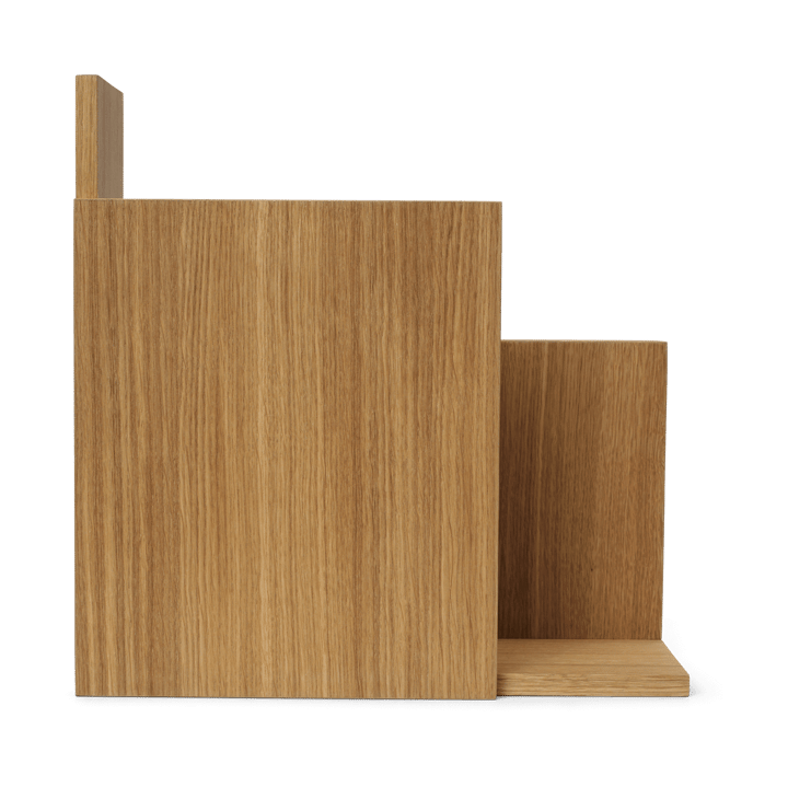 Stagger hylle square - Oiled Oak - Ferm Living