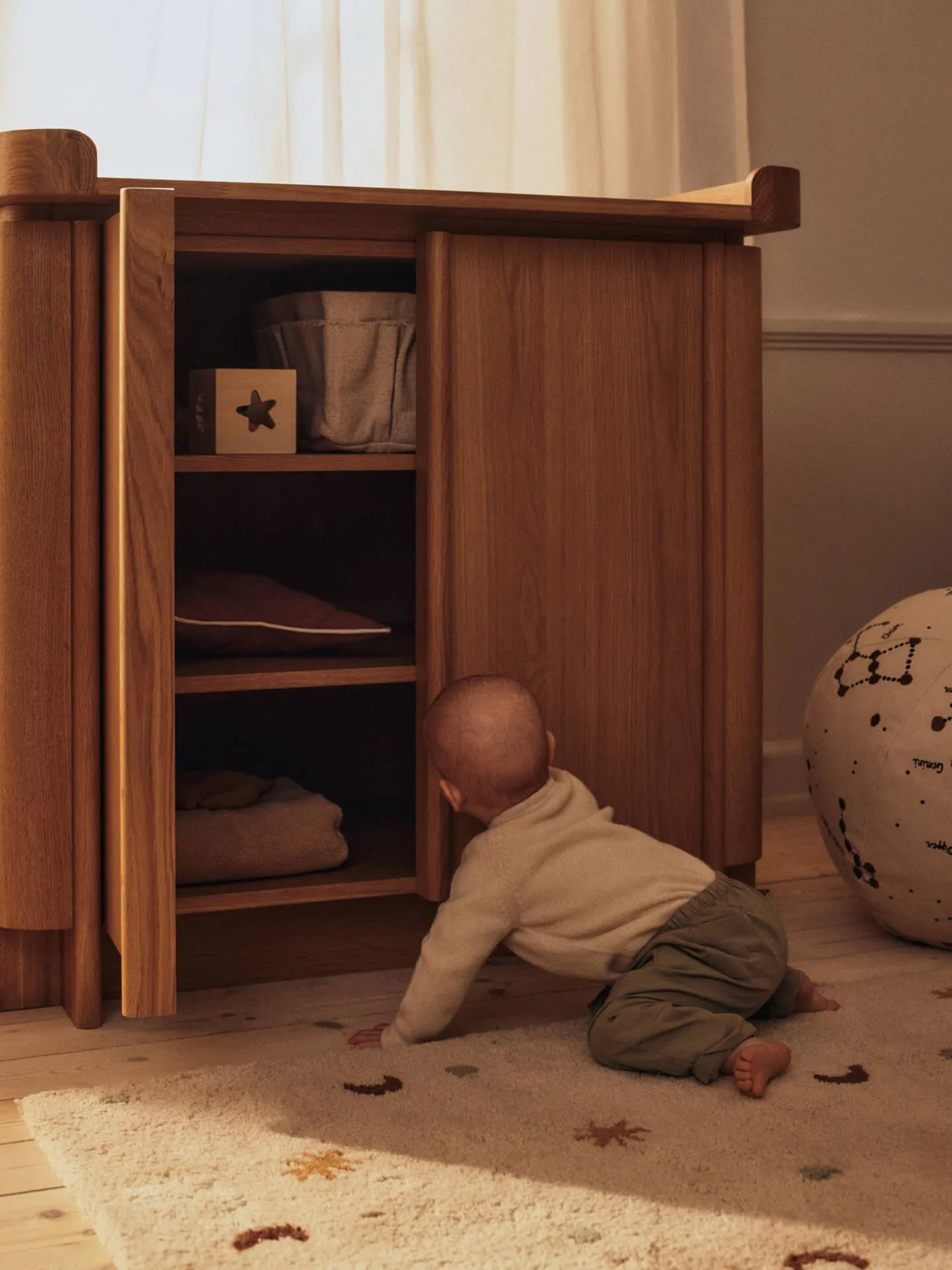 Stellebord til Tilu kommode, Natural oak, 100x74x10 cm Ferm Living