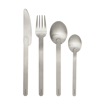Stelo bestikksett 4 deler - Brushed Stainless Steel - Ferm Living