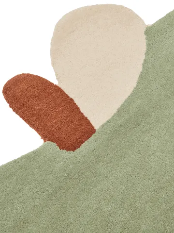 Stille tuftet Apple - Tea Green, 110x110 cm - Ferm Living