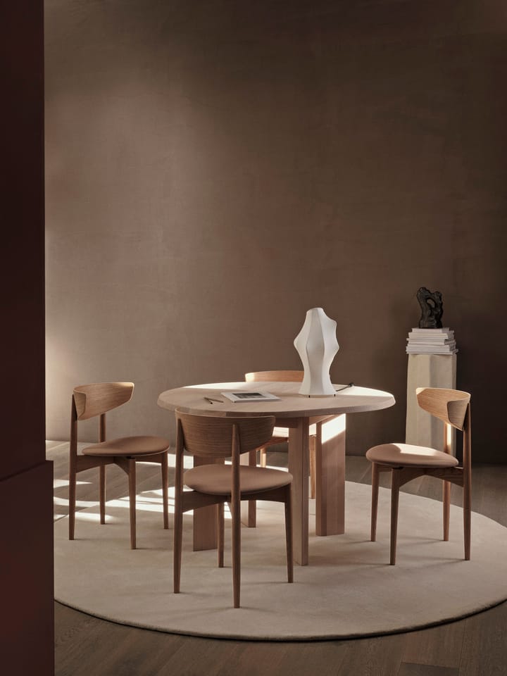 Stille tuftet teppe rundt, Off-white Ø240 cm Ferm Living