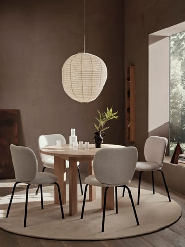 Stille tuftet teppe rundt - Off-white Ø240 cm - Ferm Living