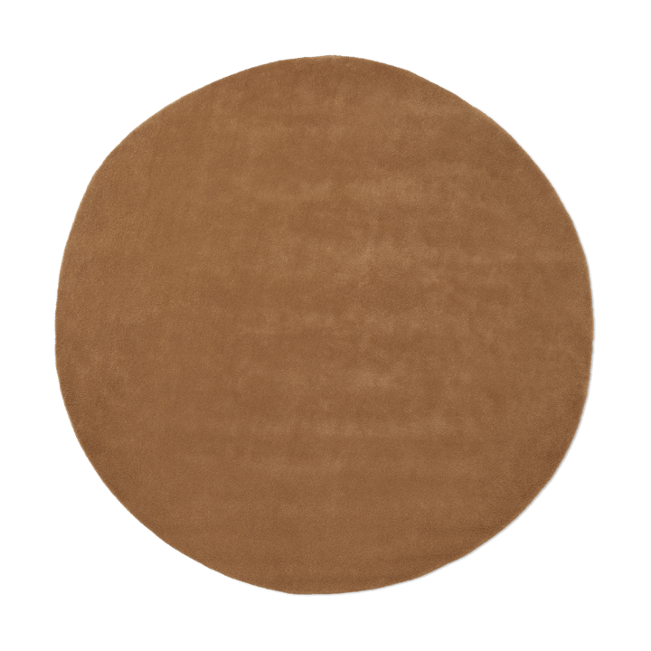 Stille tuftet teppe rundt - Toffee, Ø240 cm - Ferm Living