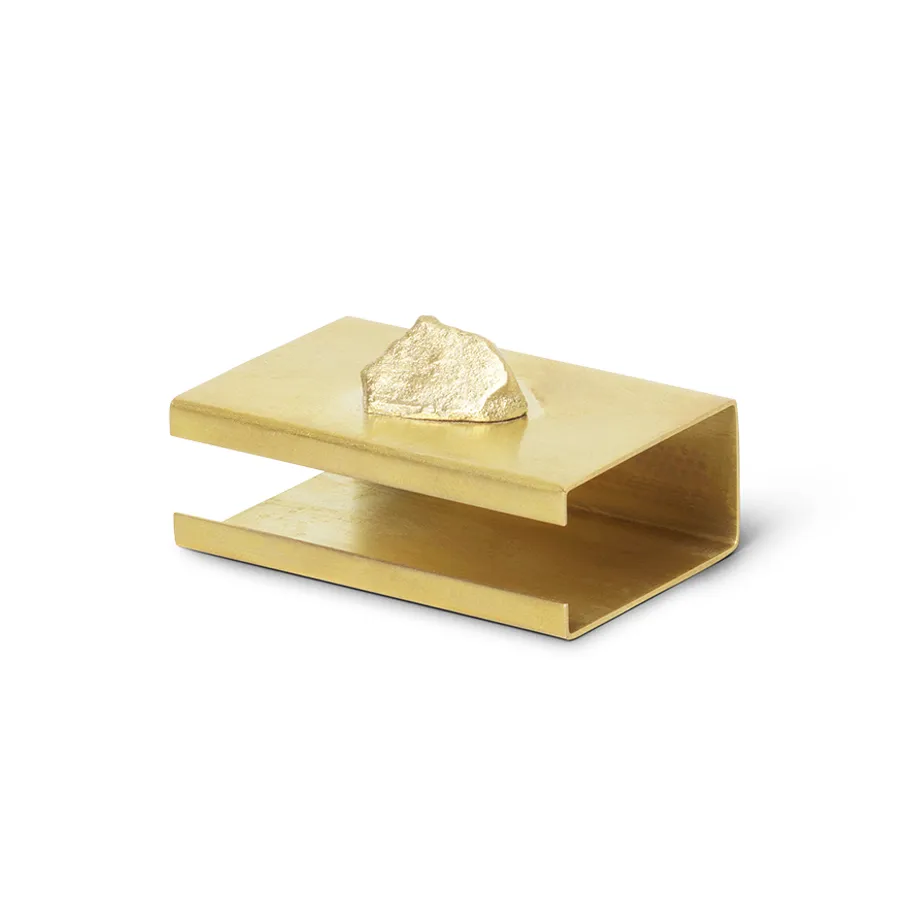 Stone fyrstikketui, Messing Ferm Living