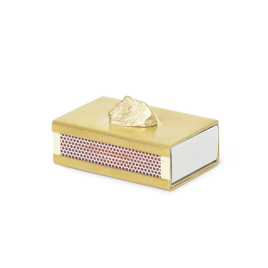 Stone fyrstikketui, Messing Ferm Living