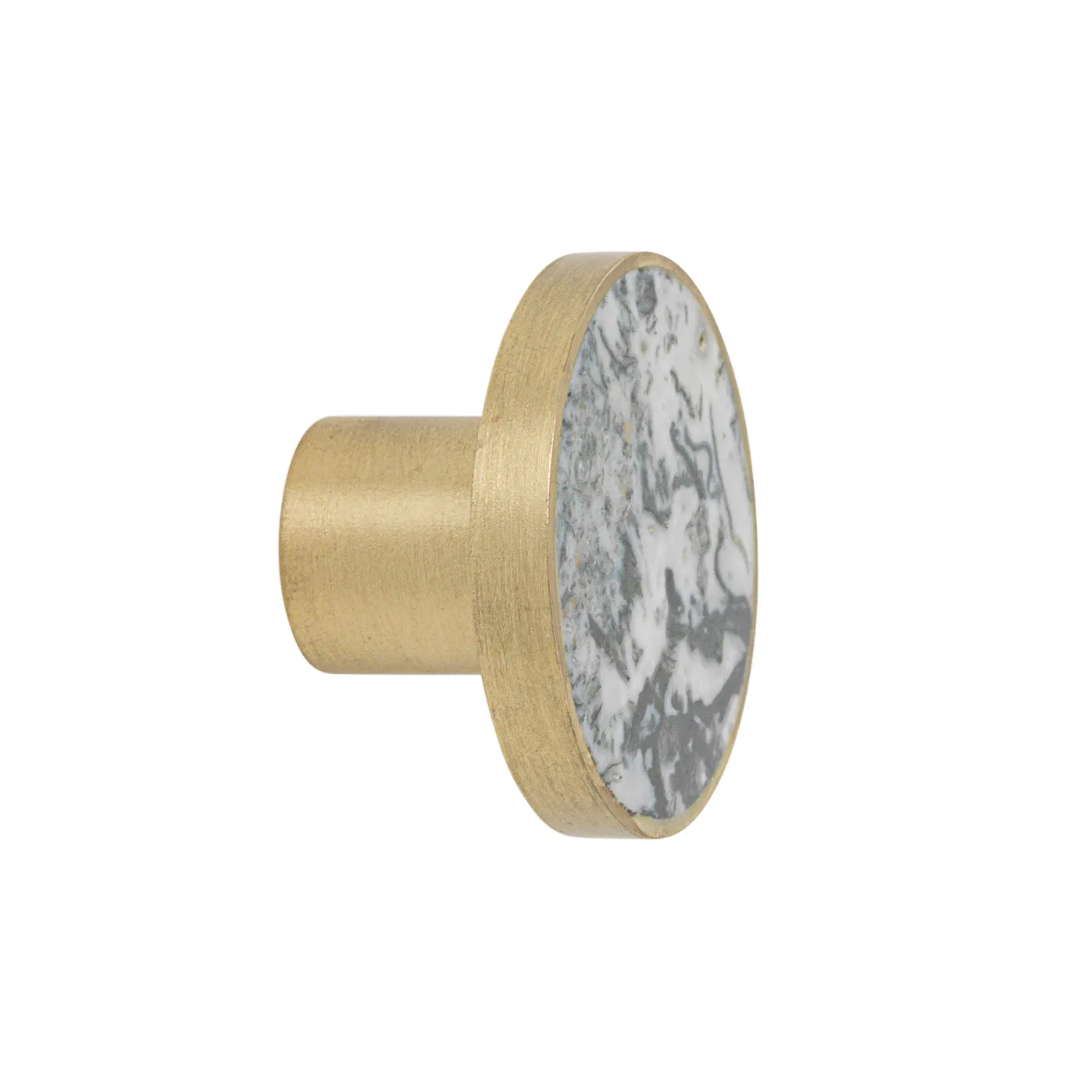 Stone knagg stor, agate moss-messing Ferm Living