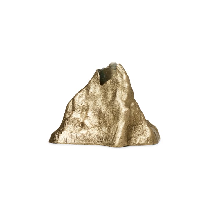 Stone lysestake 6,8 cm - Messing - ferm LIVING