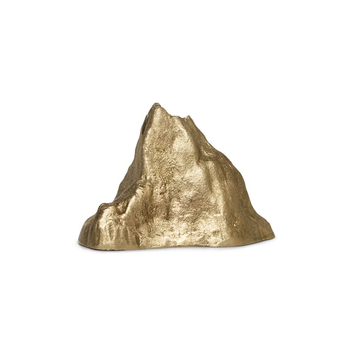 Stone lysestake 6,8 cm - Messing - ferm LIVING