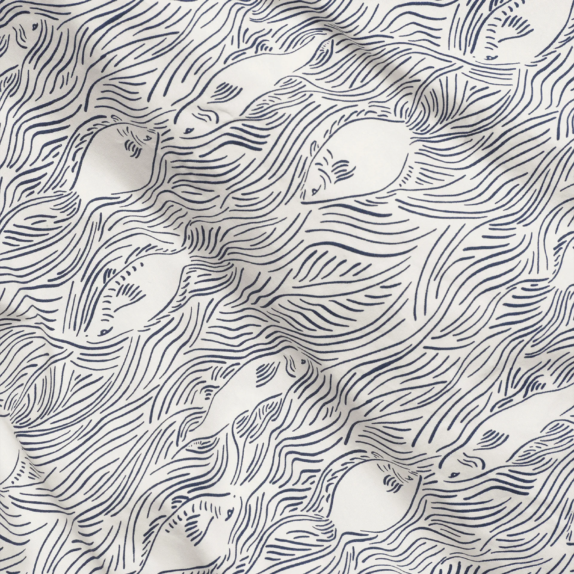 Stream sengesett 100x140 cm, Off white Ferm Living