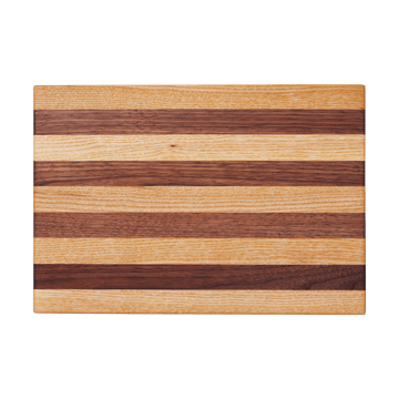 Stribe skjærefjøl bold 25x36 cm - Walnut-oak - Ferm Living