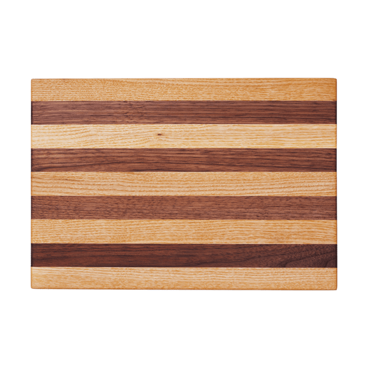 Stribe skjærefjøl bold 25x36 cm, Walnut-oak Ferm Living