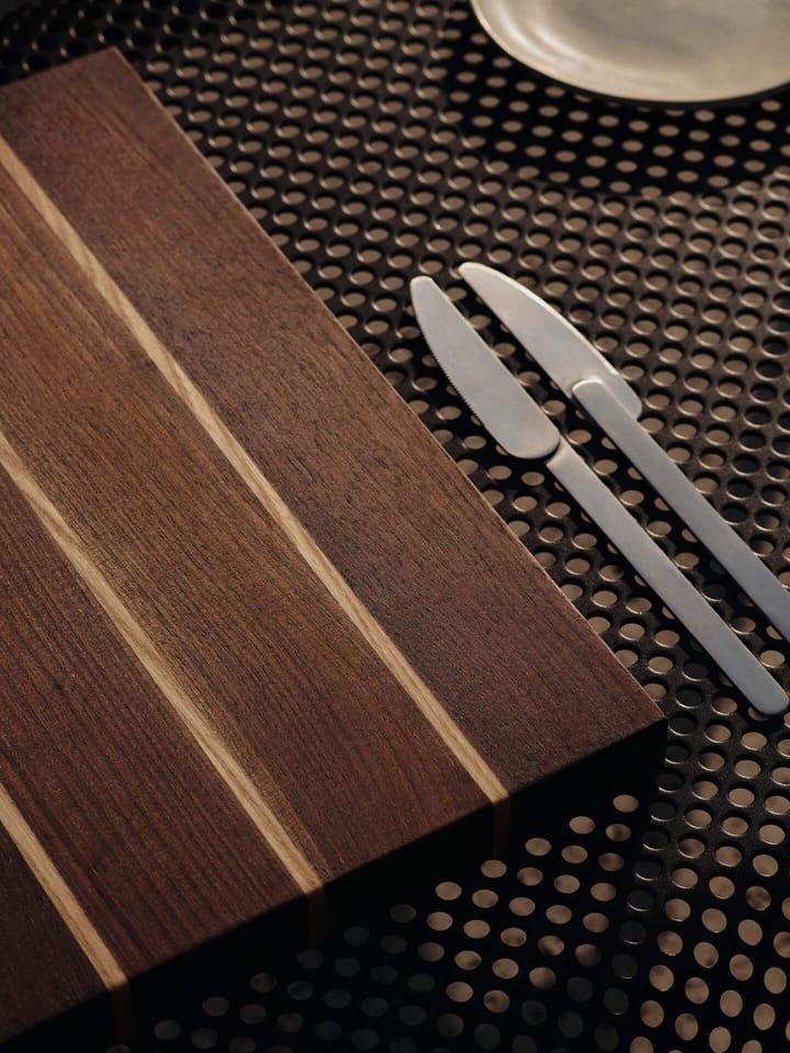 Stribe skjærefjøl fine 25x36 cm, Walnut-ash Ferm Living