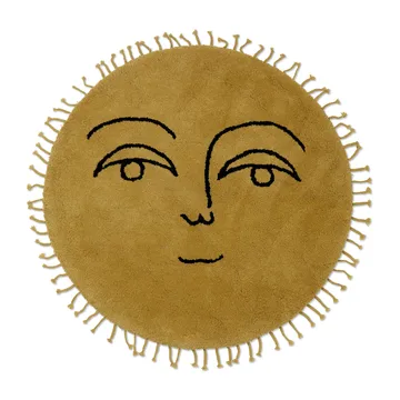 Sun teppe Ø 130 cm - Yellow - Ferm Living