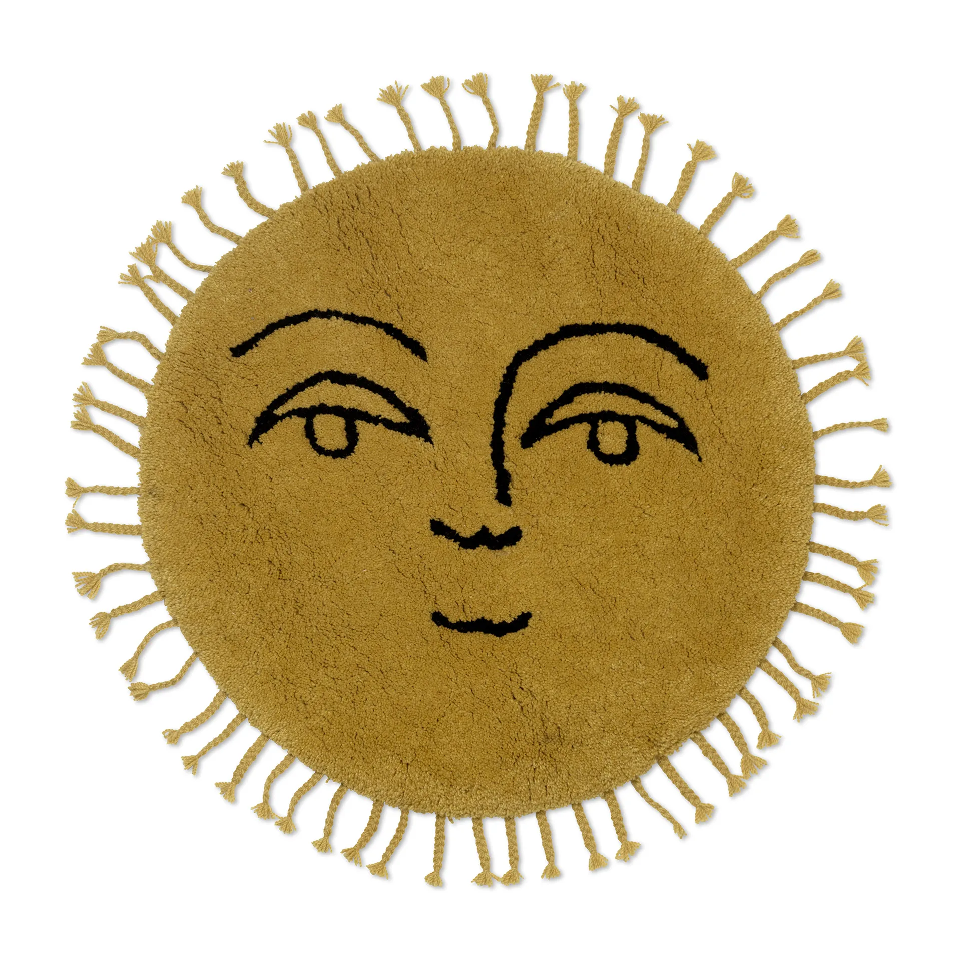 Sun teppe Ø 70 cm, Yellow Ferm Living