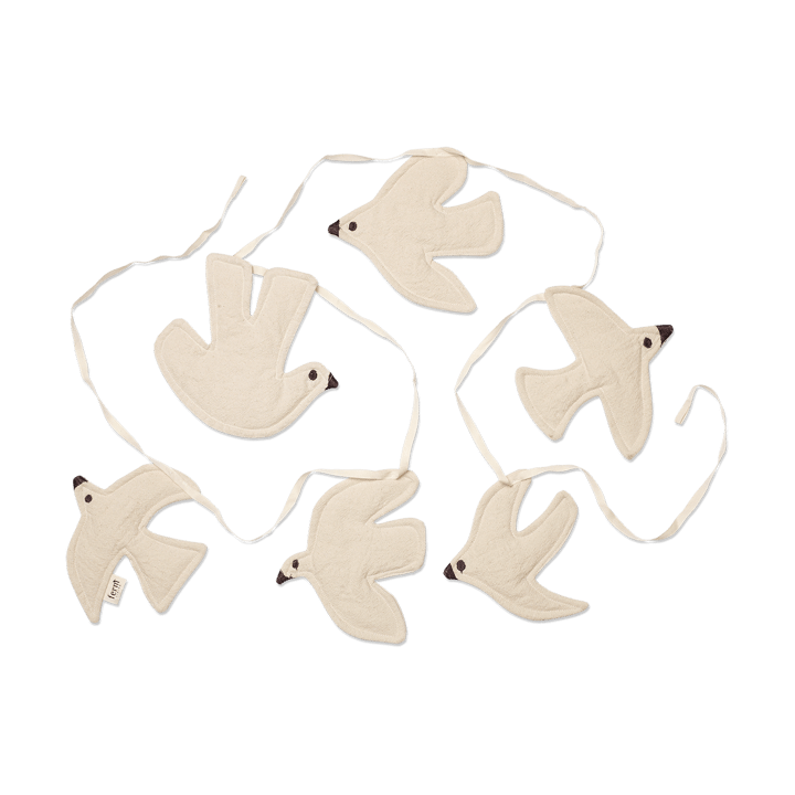 Swif bird girlander 220 cm - Undyed - Ferm Living