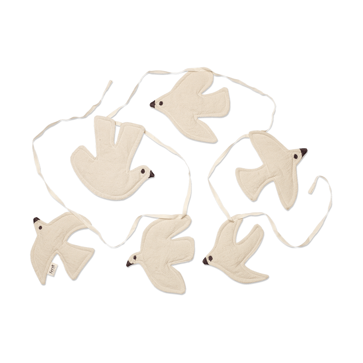 Ferm Living Swif bird girlander 220 cm Undyed