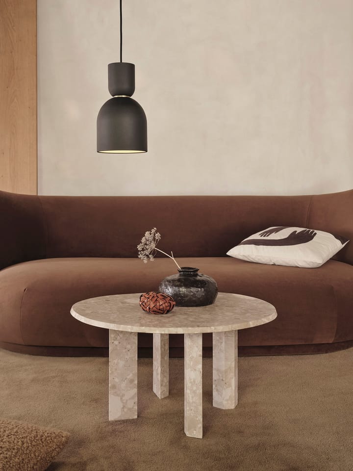 Taula salongbord Ø67x35 cm, Sand Ferm Living