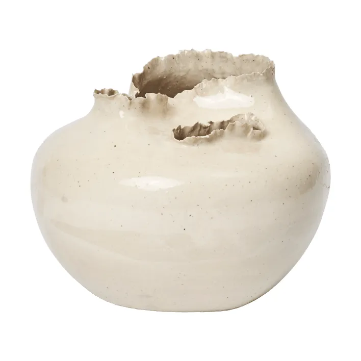 Tereo vase - Off-white speckle, 18 cm - Ferm Living