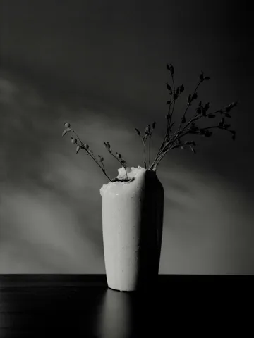 Tereo vase - Off-white speckle, 27 cm - Ferm Living