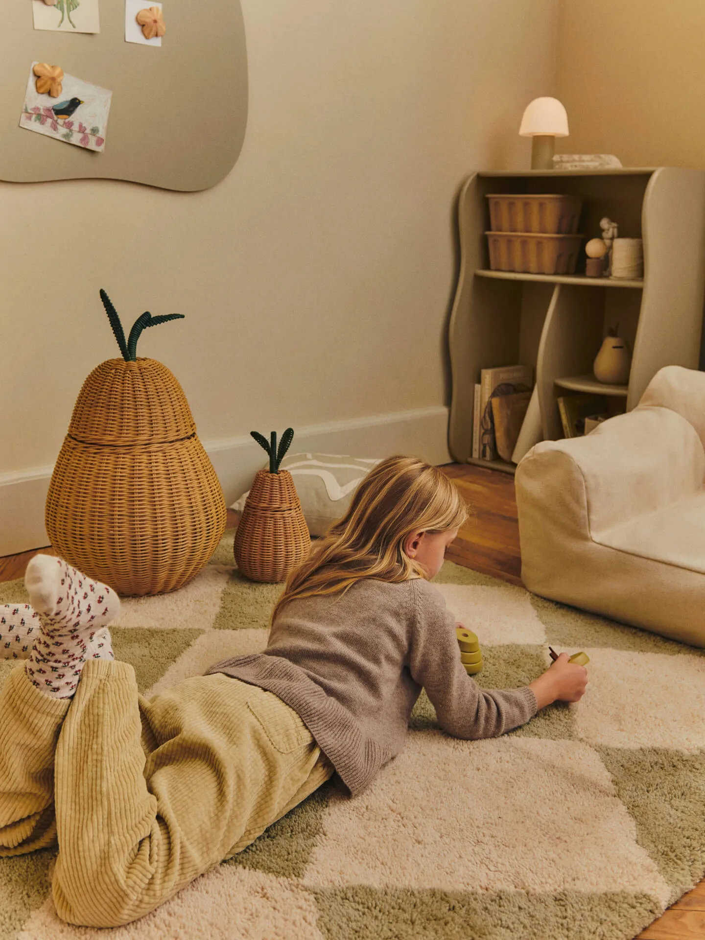 Tilt teppe, Elm green, 140x200 cm Ferm Living