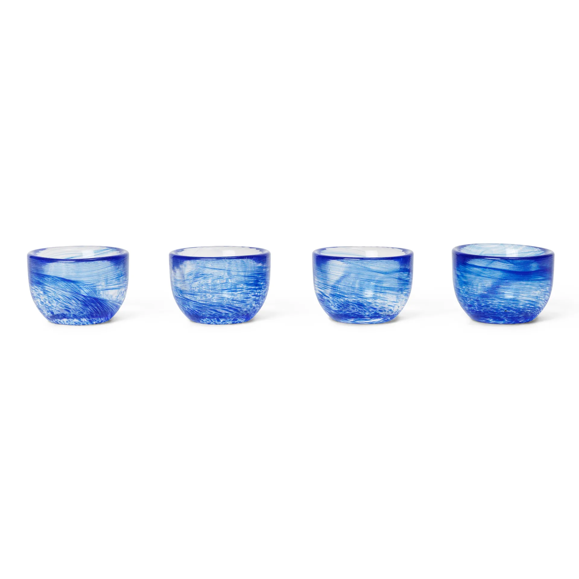 Tinta eggeglass 4-pakning Ø 4,8 cm, Blue Ferm Living