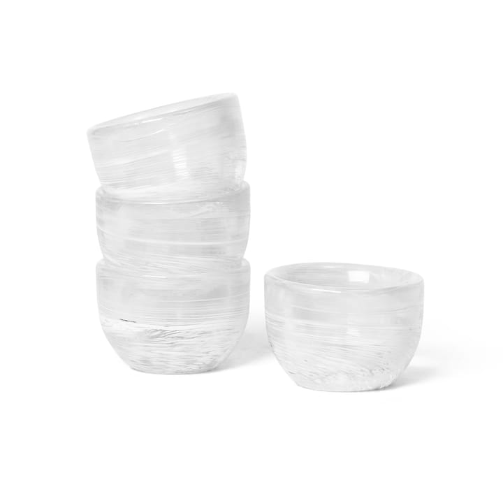 Tinta eggeglass 4-pakning Ø 4,8 cm, White  Ferm Living